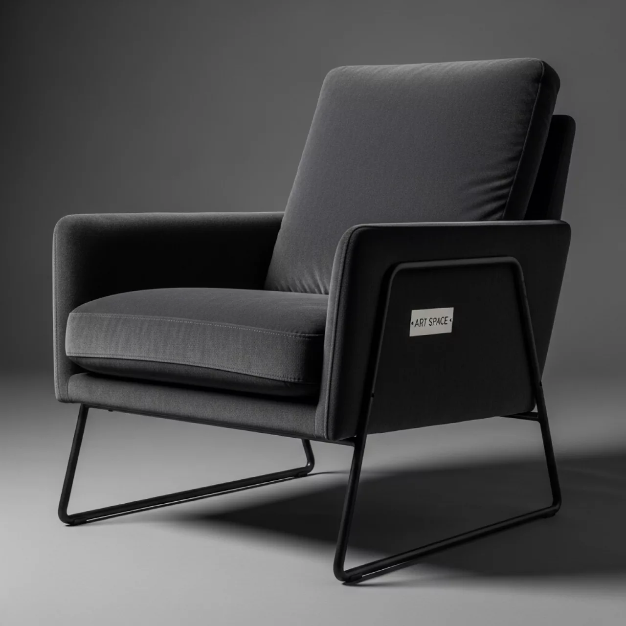 Аренда Кресло велюр Velutto 24 металл черный Morgan Steel в Bridge Resort — ART SPACE