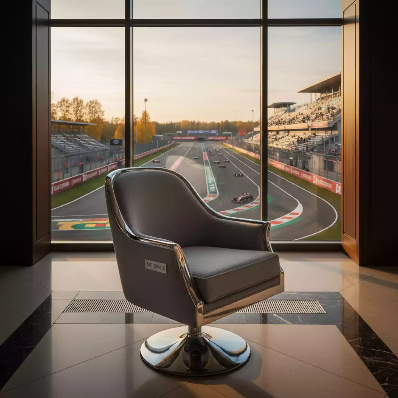 Аренда Кресло Верона регулируемое серое на Сочи Автодроме — ART SPACE