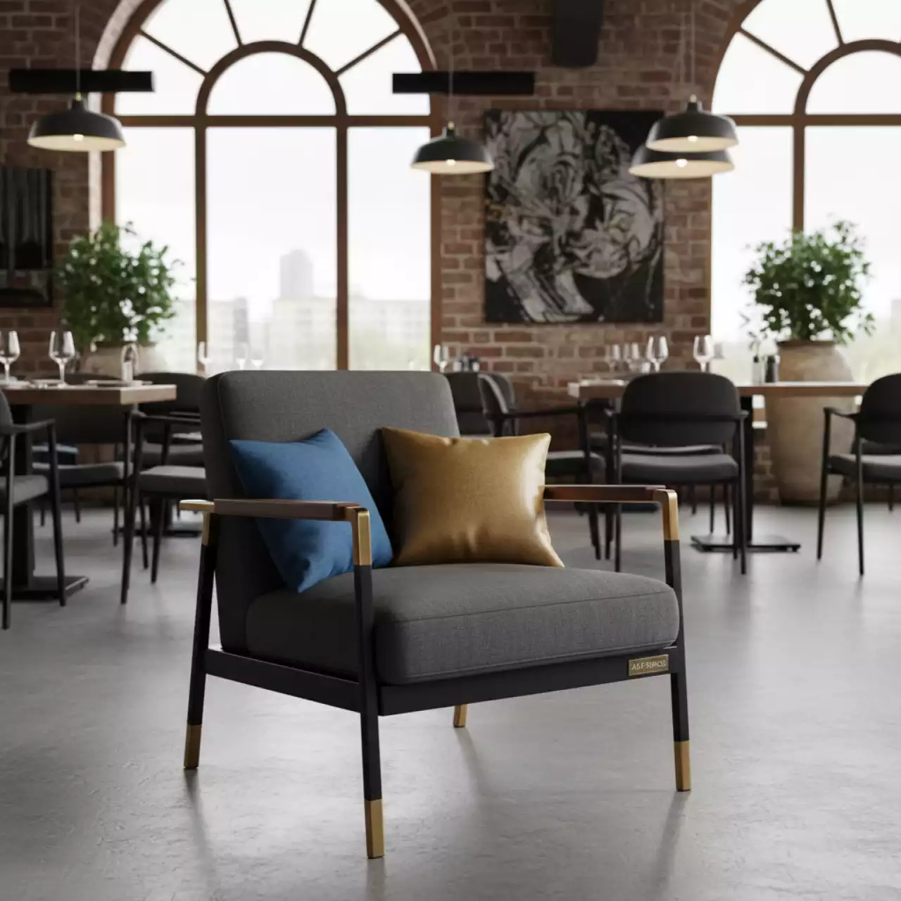 Аренда Кресло Verona в ресторане «Brunello» — ART SPACE