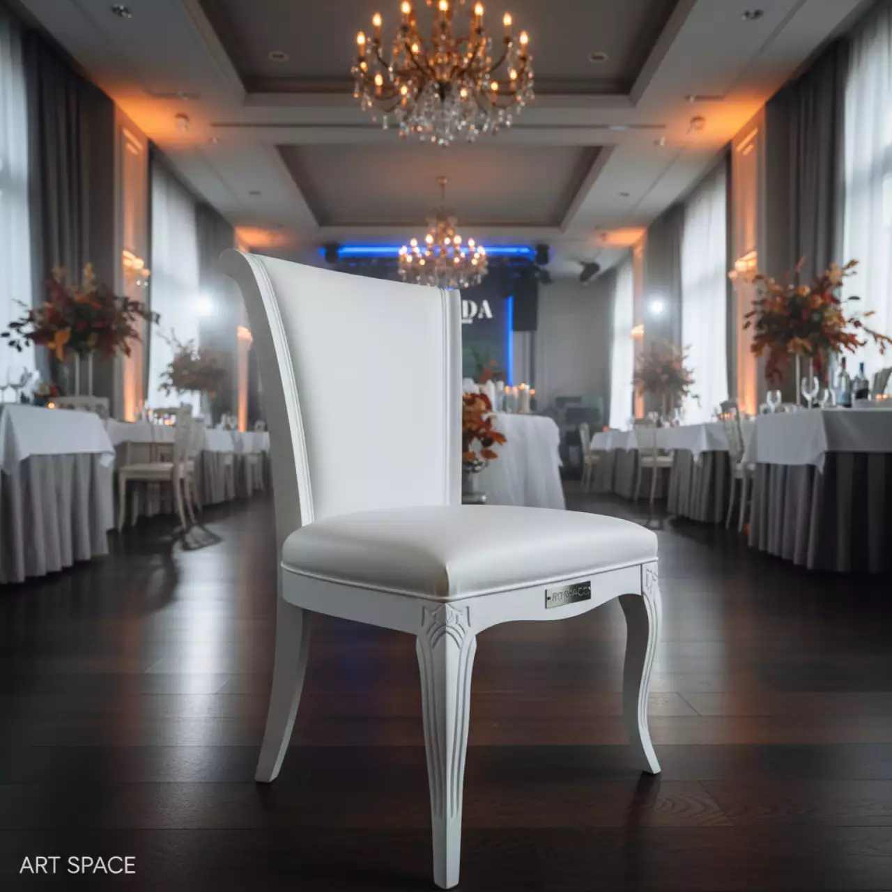 Аренда Кресло white Andrian в ресторане «Voda» — ART SPACE