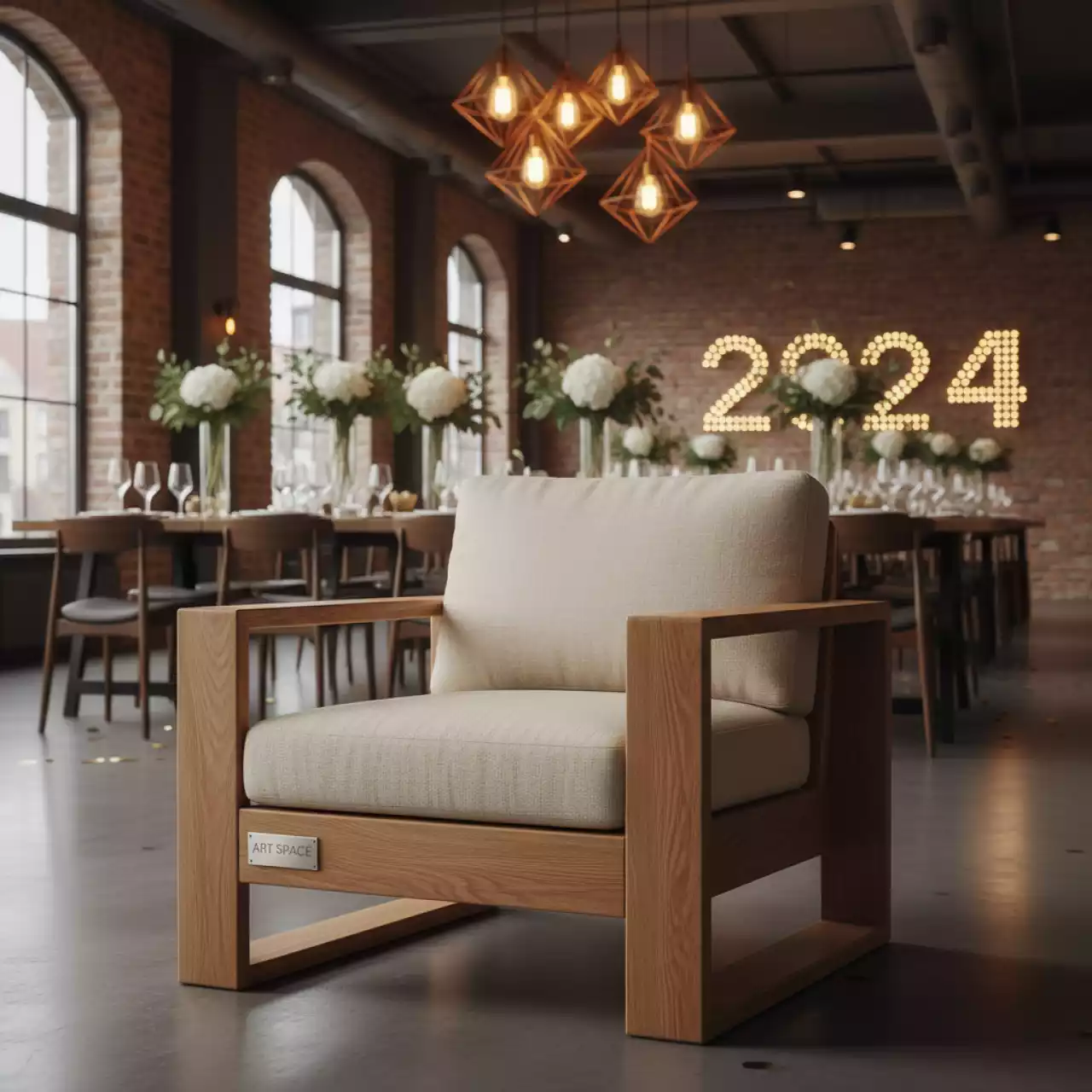 Аренда Кресло WOOD в ресторане «Магадан» — ART SPACE