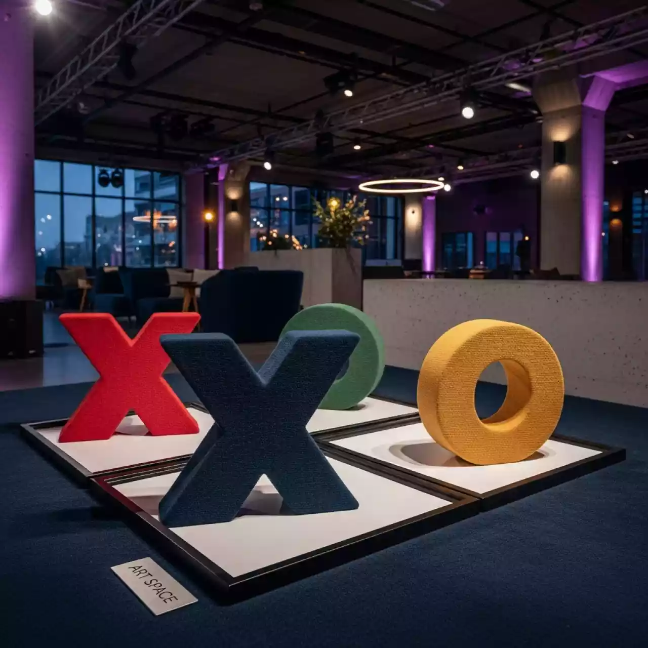 Аренда Крестики нолики мягкие в Omega Sirius — ART SPACE