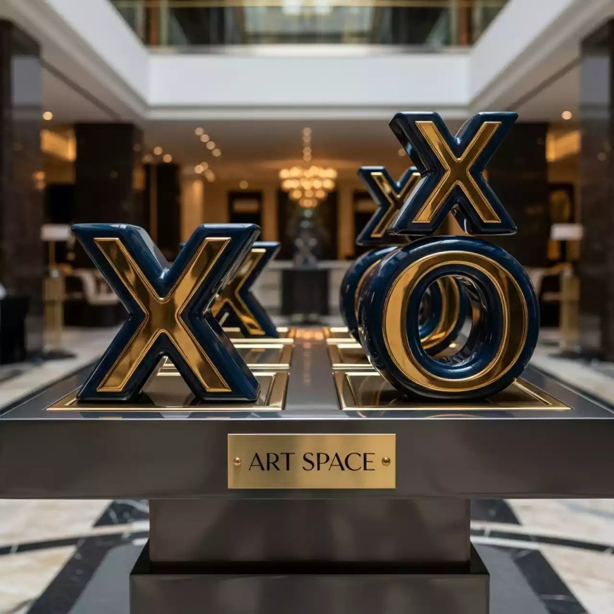 Аренда Крестики нолики объемные в отеле Radisson Lazurnaya — ART SPACE