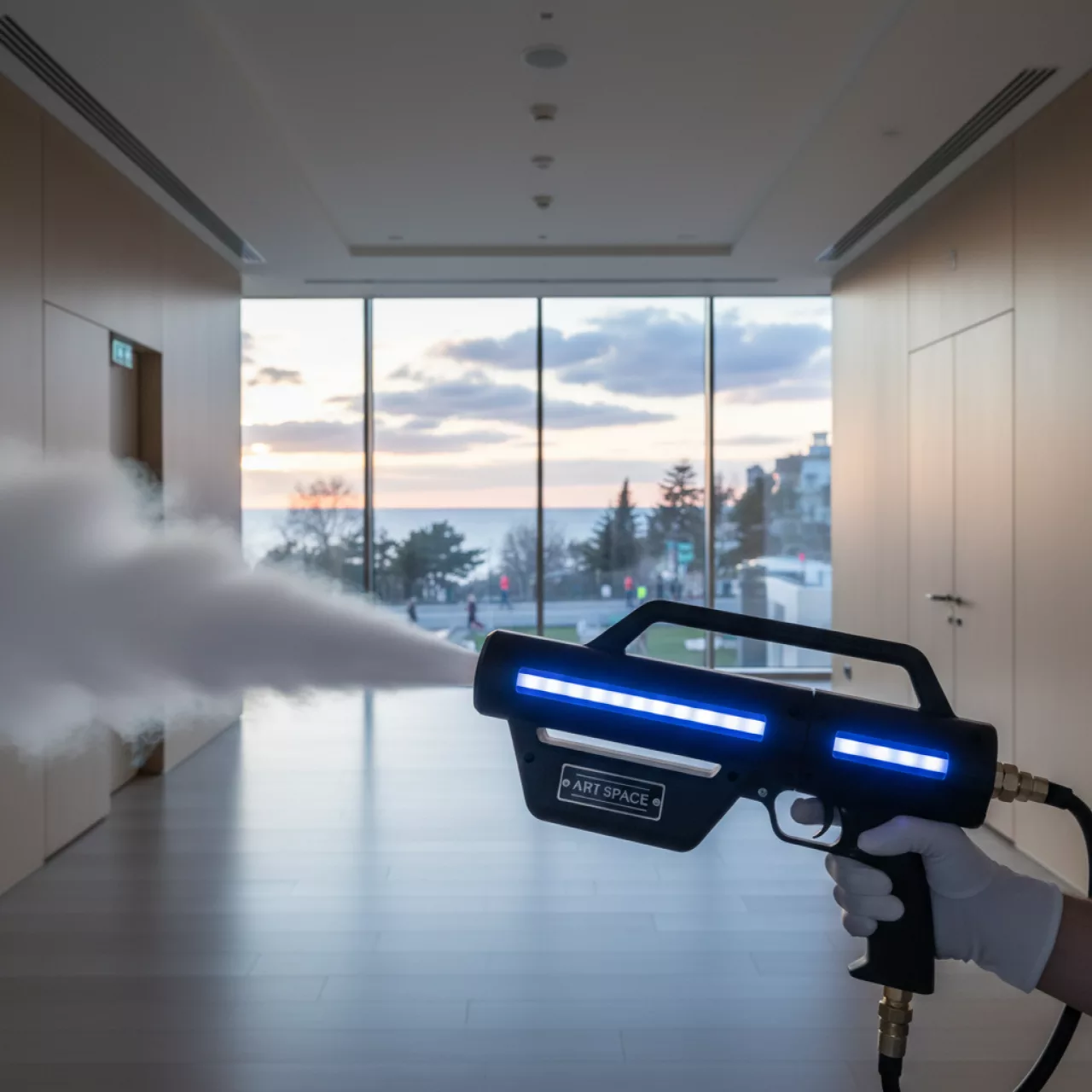 Аренда Крио пистолет с LED подсветкой MYJ J CO2 Gun в Swissôtel Resort Sochi Kamelia — ART SPACE