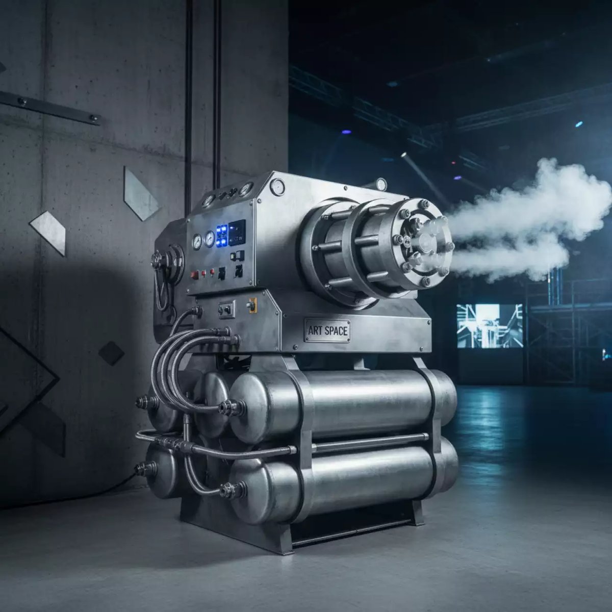 Аренда Крио пушка М61 Symuliator CO2 Gatling Gun в Delta Sirius — ART SPACE