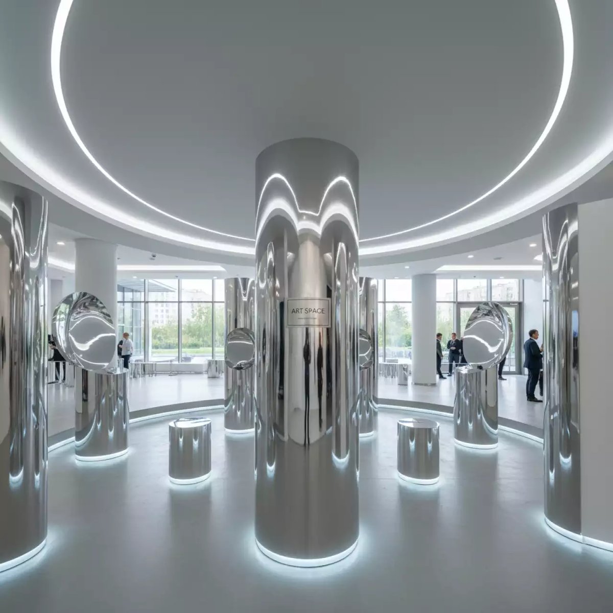 Аренда Кривые зеркала комната смеха в Маринс Парк Отеле — ART SPACE