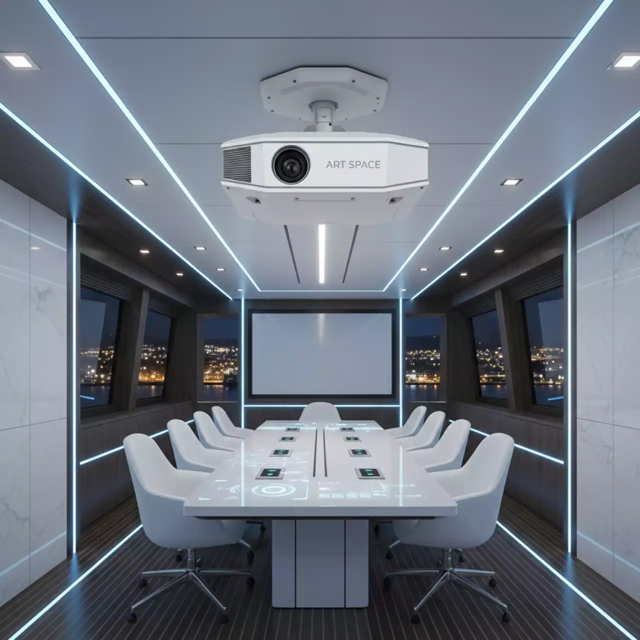 Аренда Кронштейн для проектора Wize Pro PRHL W на VIP-яхте (Имеретинский порт) — ART SPACE