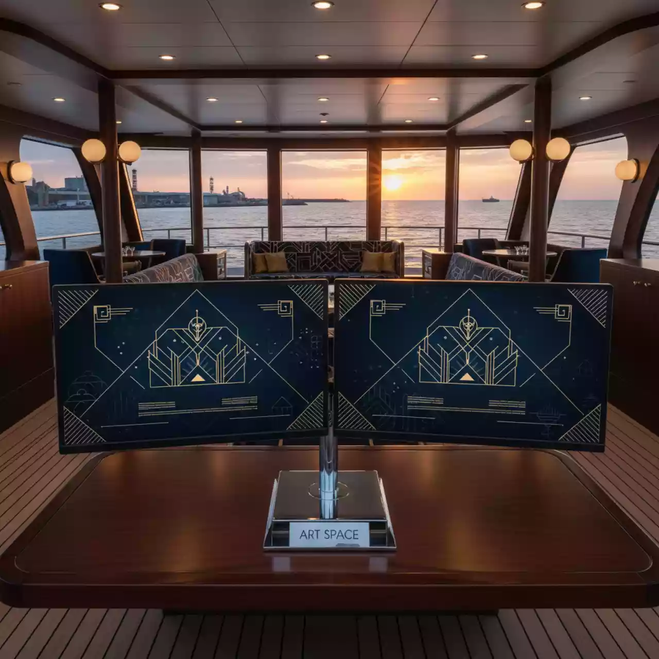 Аренда Кронштейн Exell EXi MT52 для двух мониторов 17 28 дюймов VESA 100x100 мм на VIP-яхте (Имеретинский порт) — ART SPACE