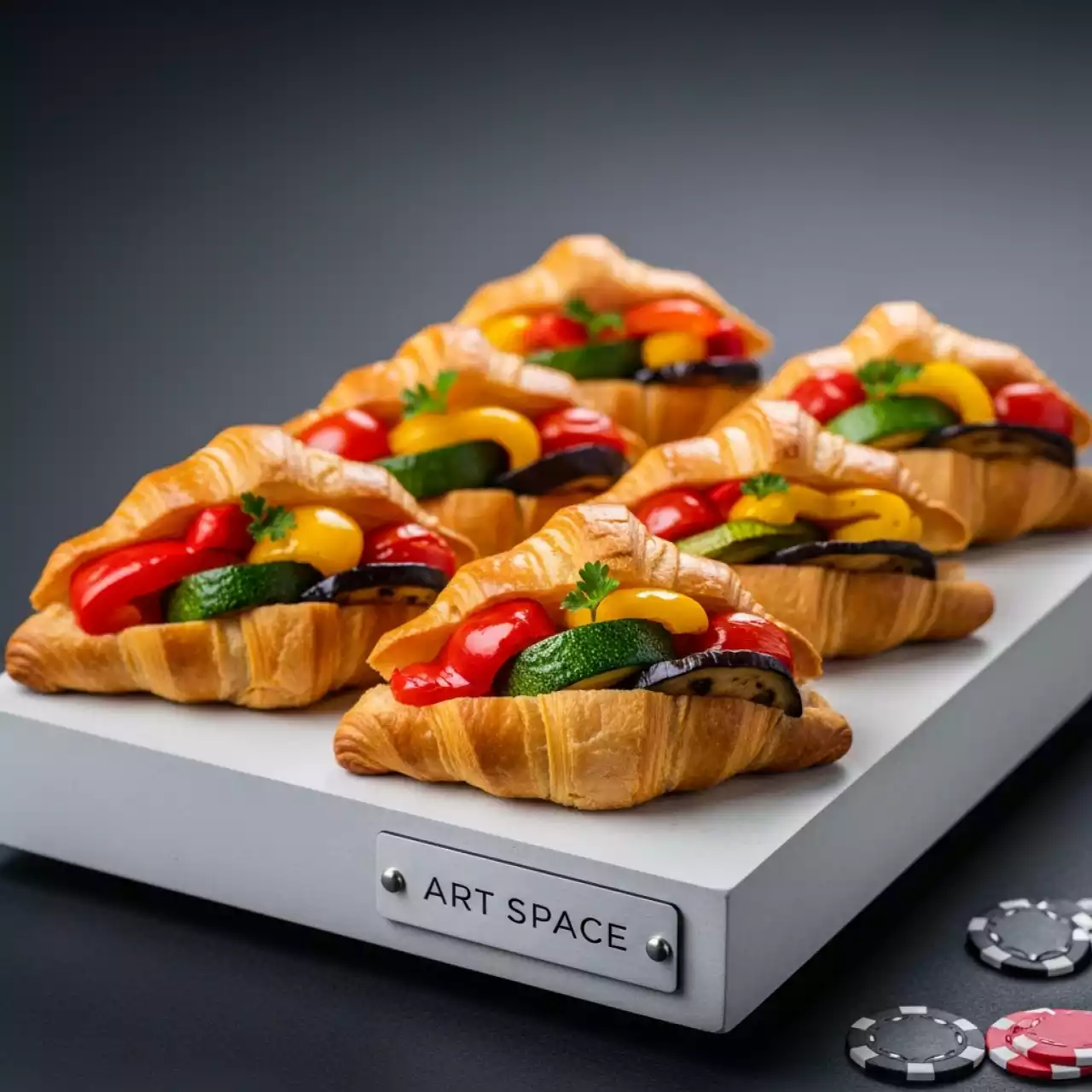 Аренда Круассан мини с печёными овощами в Golden Tulip Rosa Khutor — ART SPACE
