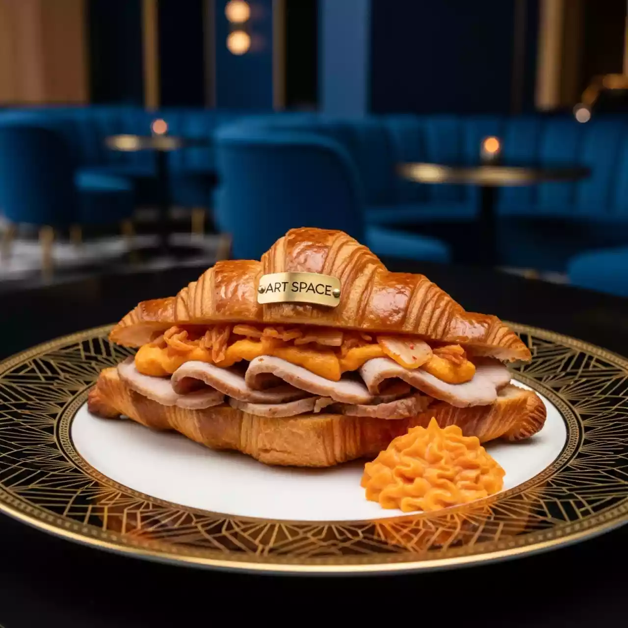 Аренда Круассан с бужениной и кимчи кремом в Маринс Парк Отеле — ART SPACE