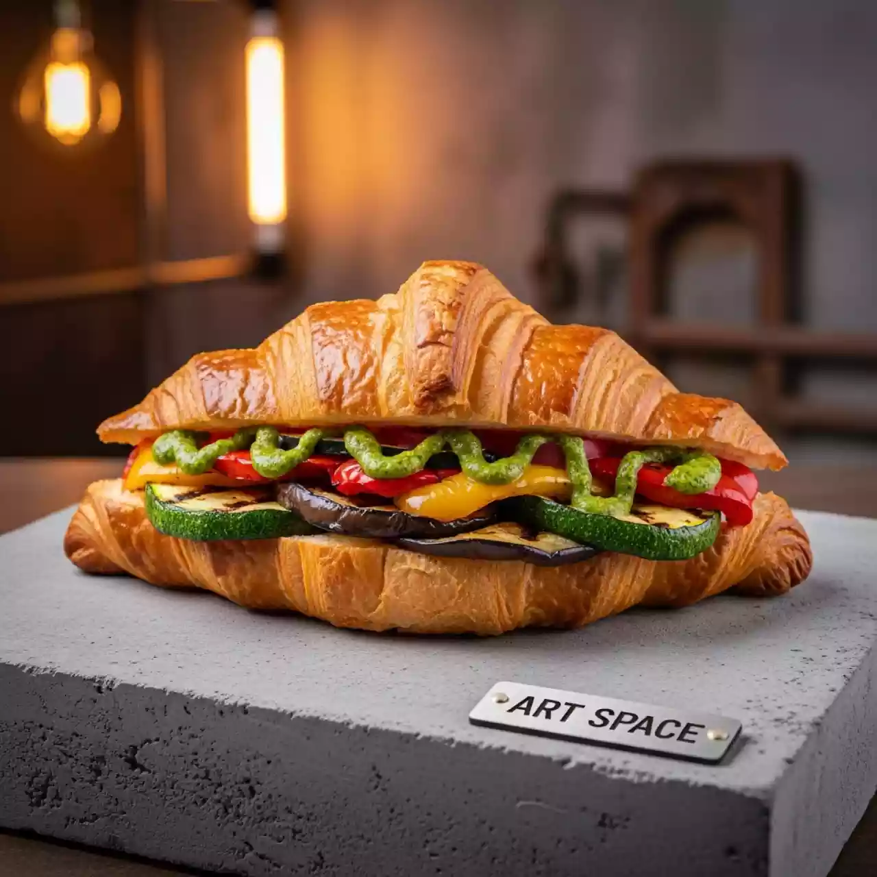 Аренда Круассан с овощами гриль и соусом песто в Golden Tulip Rosa Khutor — ART SPACE