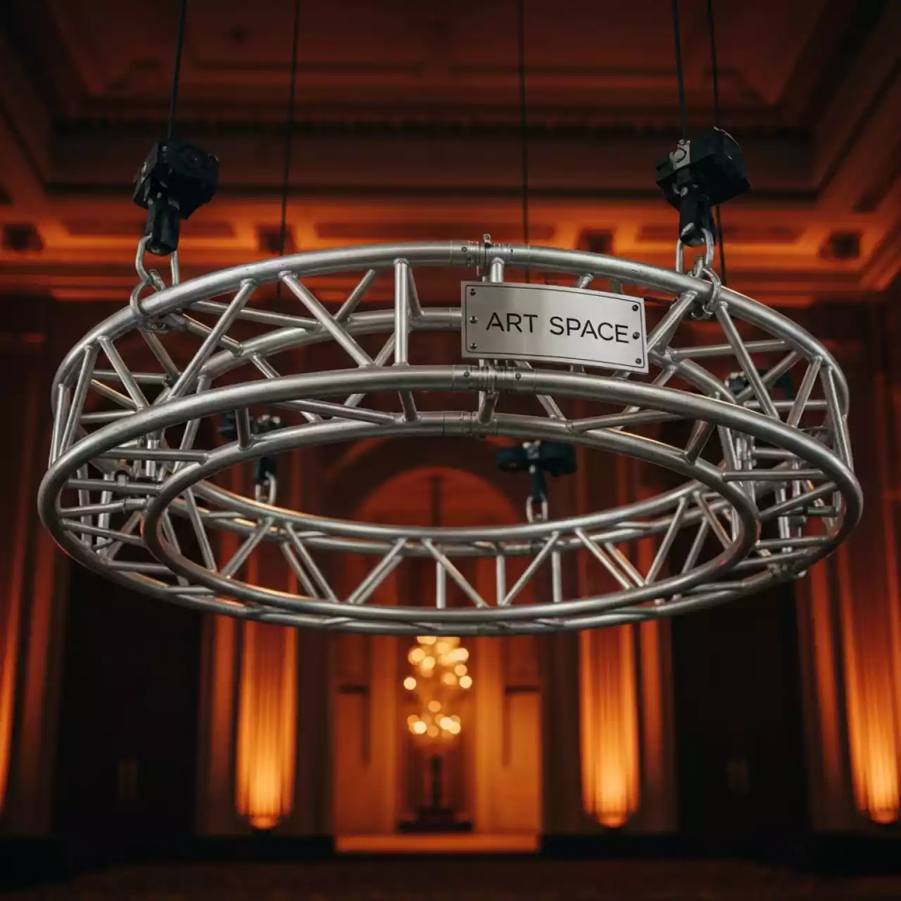 Аренда Круг из ферм квадролайт 2 м в Alpha Sirius — ART SPACE