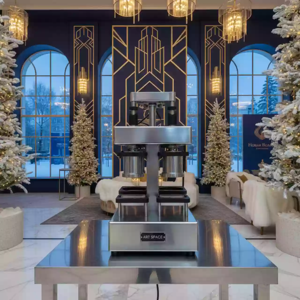 Аренда Кружечный термопресс GS 206 4 станции в парке «Ривьера» — ART SPACE