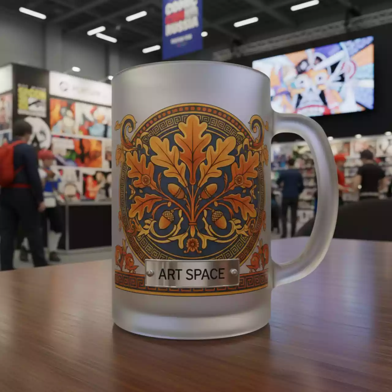 Аренда Кружка для сублимации стеклянная пивная матовая в Boutique Hotel PORTUM 1905 — ART SPACE