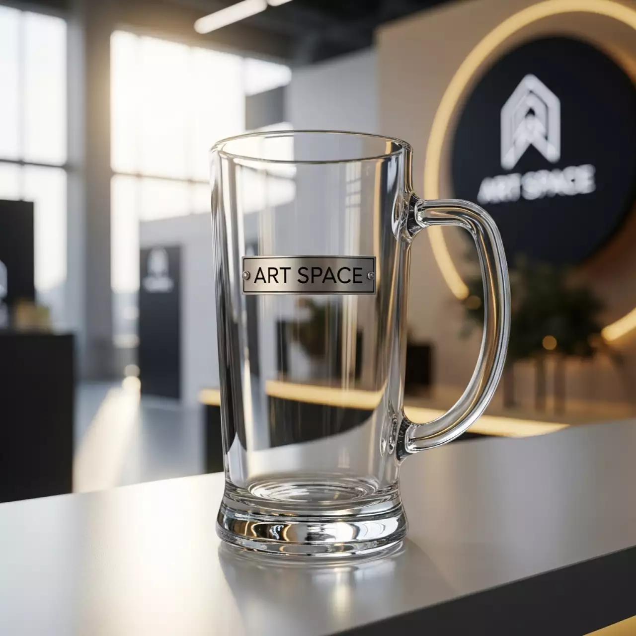 Аренда Кружка для сублимации стеклянная прозрачная пивная в Karat Resort — ART SPACE