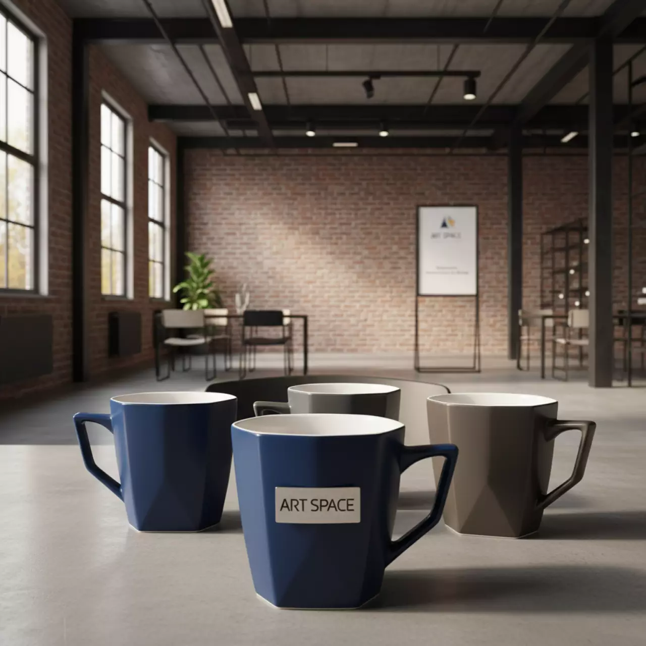 Аренда Кружка фарфоровая для латте в лофте «Студия 21» — ART SPACE