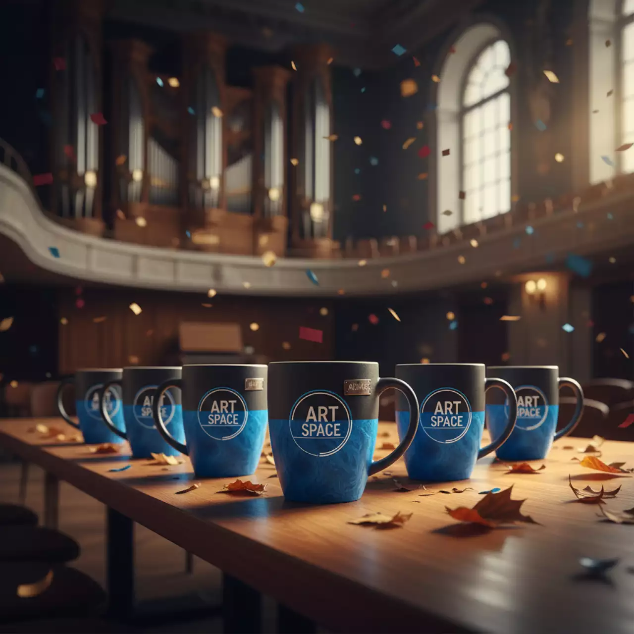 Аренда Кружки пивные для сублимации в Зале органной и камерной музыки — ART SPACE