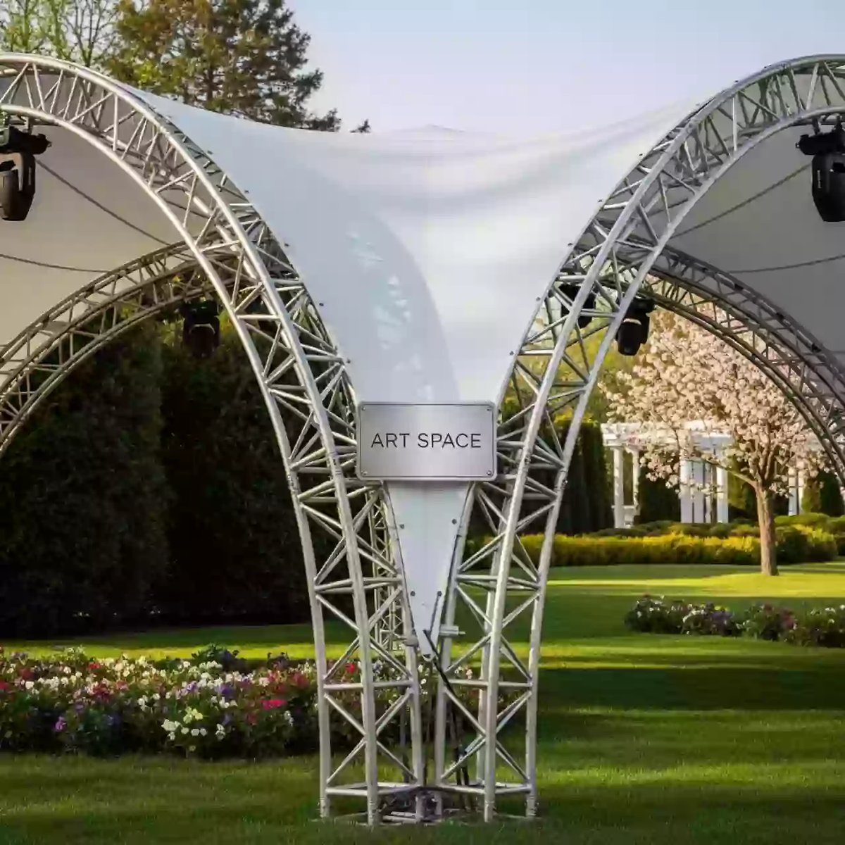 Аренда Крыша арочная Arc roof 6х4 м в санатории «Сочи» — ART SPACE