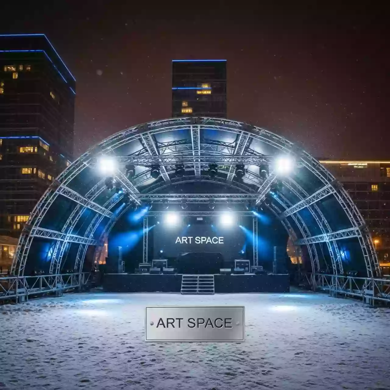 Аренда Крыша дугообразная граунда 12х8 м Prolyte в Delta Sirius — ART SPACE