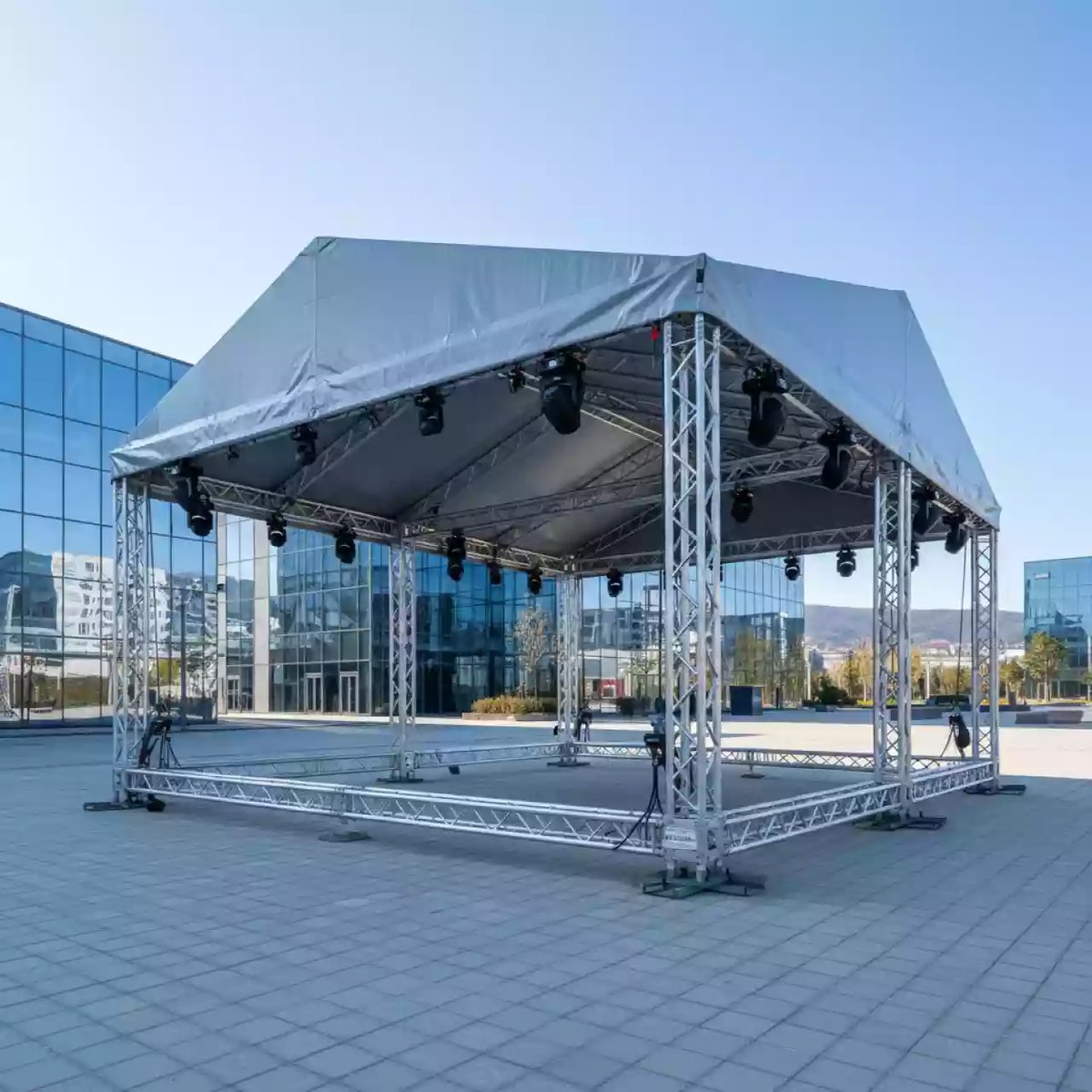 Аренда Крыша односкатная элеваторная 8х6 м в Omega Sirius — ART SPACE