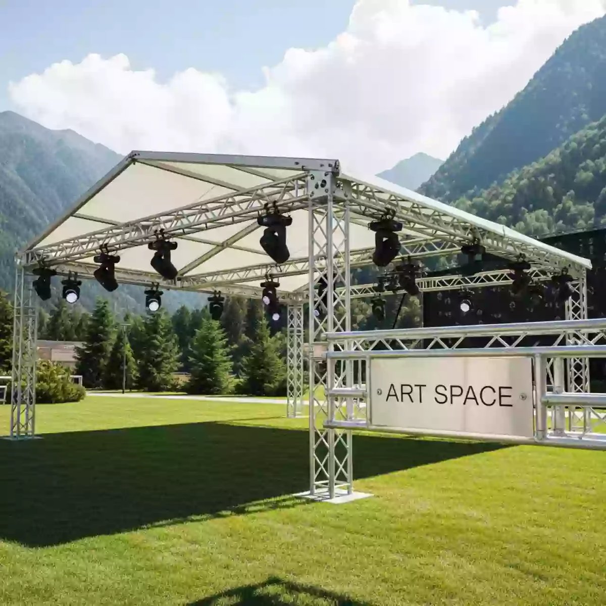 Аренда Крыша временная 4х3 м в Гранд Отель Поляна — ART SPACE