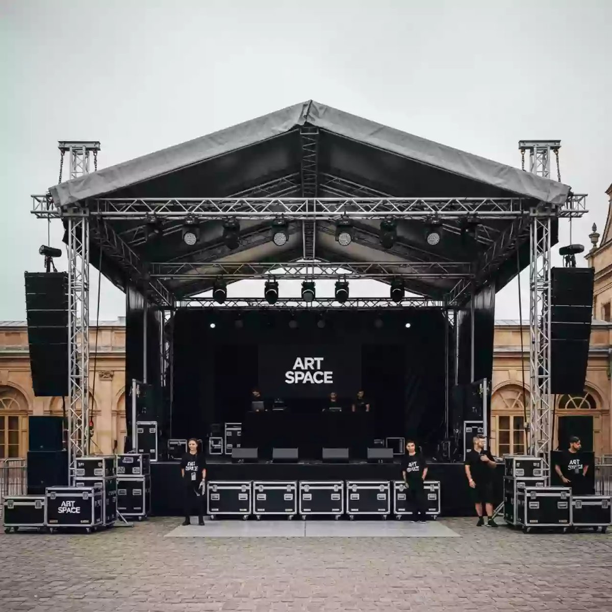 Аренда Крыши элеваторные двускатные ProLyte в усадьбе Голицына — ART SPACE