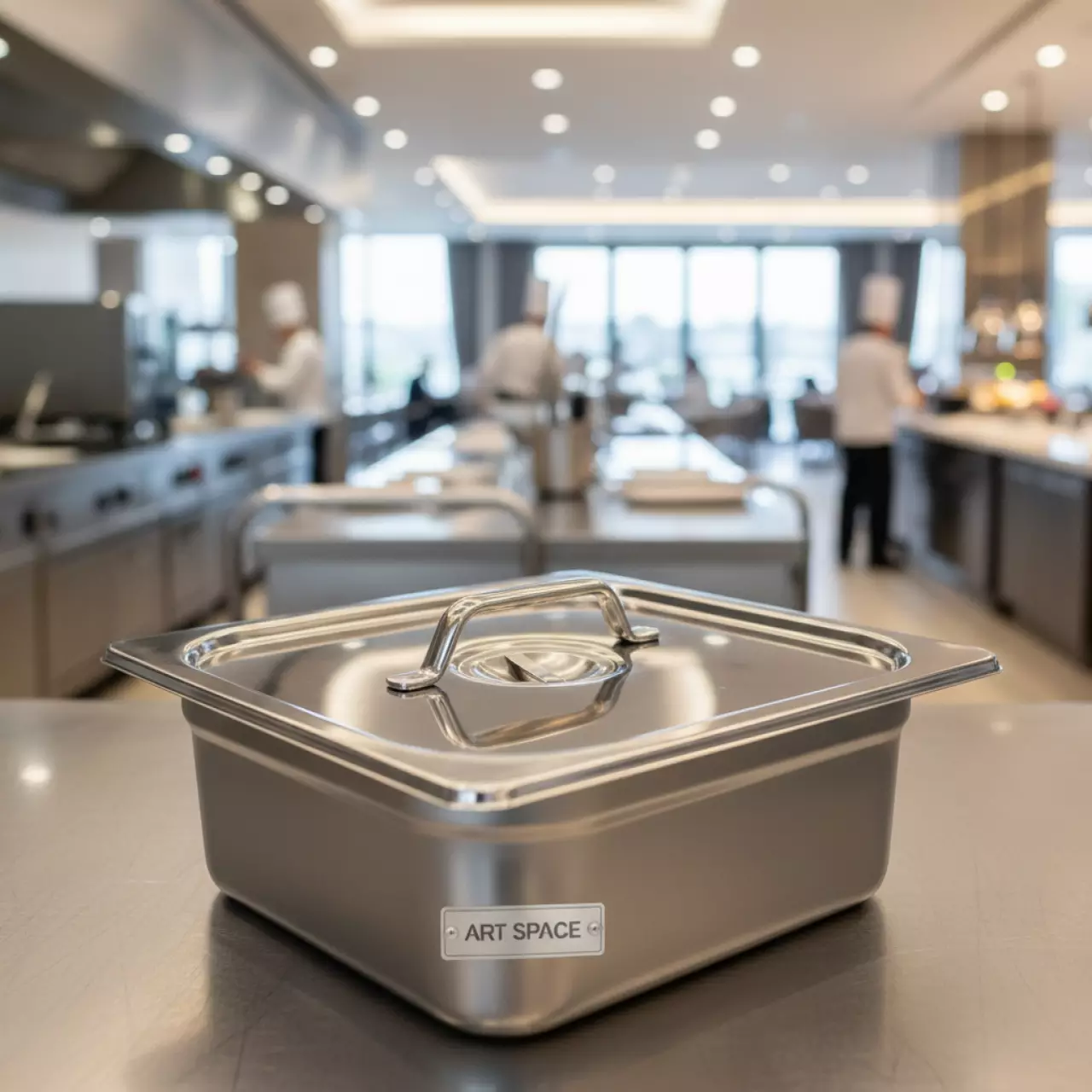 Аренда Крышка для гастроёмкости GN 1 9 с ручкой 176х109 мм в Гранд Отель Поляна — ART SPACE