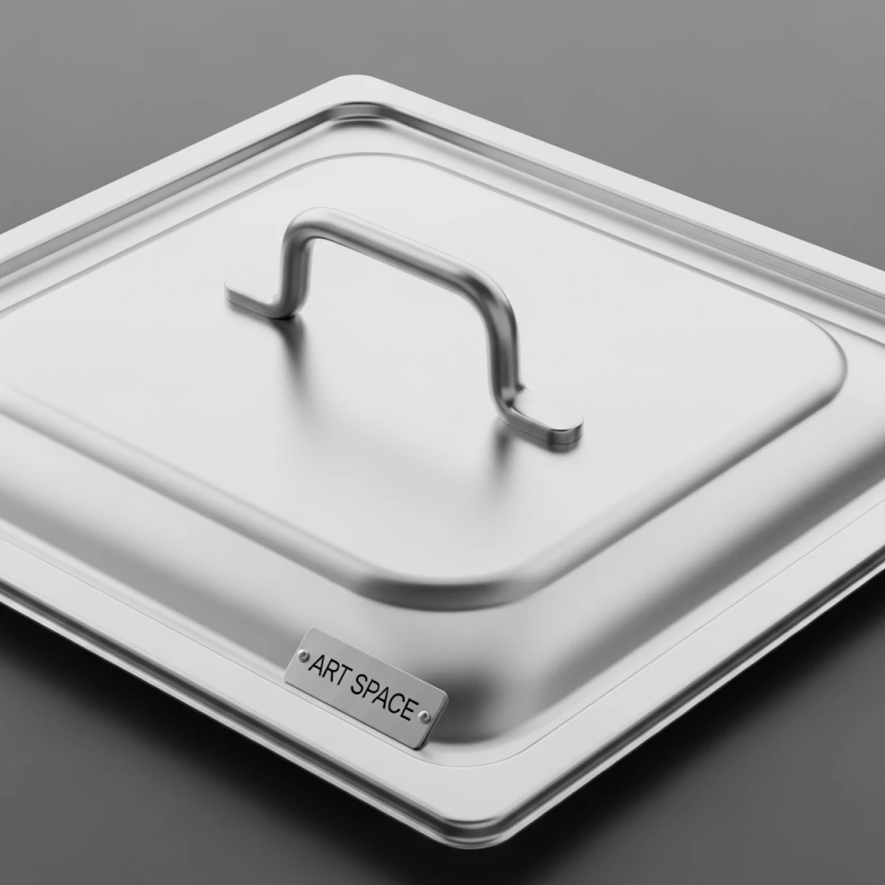 Аренда Крышка для гастроемкости GN 2 1 с ручкой 654х530 мм в санатории «Металлург» — ART SPACE
