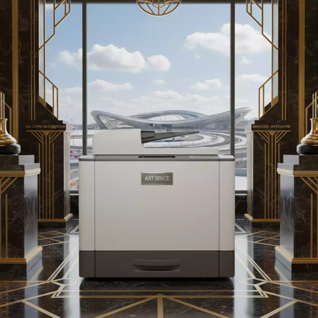 Аренда Крышка стекла оригинала Sharp MX VR12 на Сочи Автодроме — ART SPACE