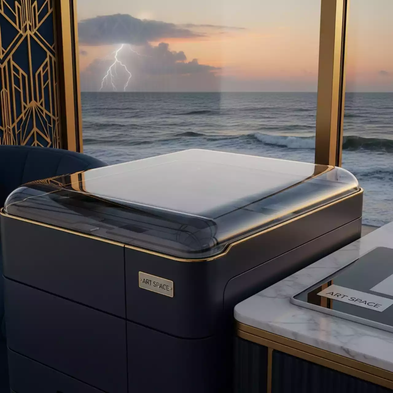 Аренда Крышка стекла Sharp MX VR12 на пляже «Ривьера» — ART SPACE