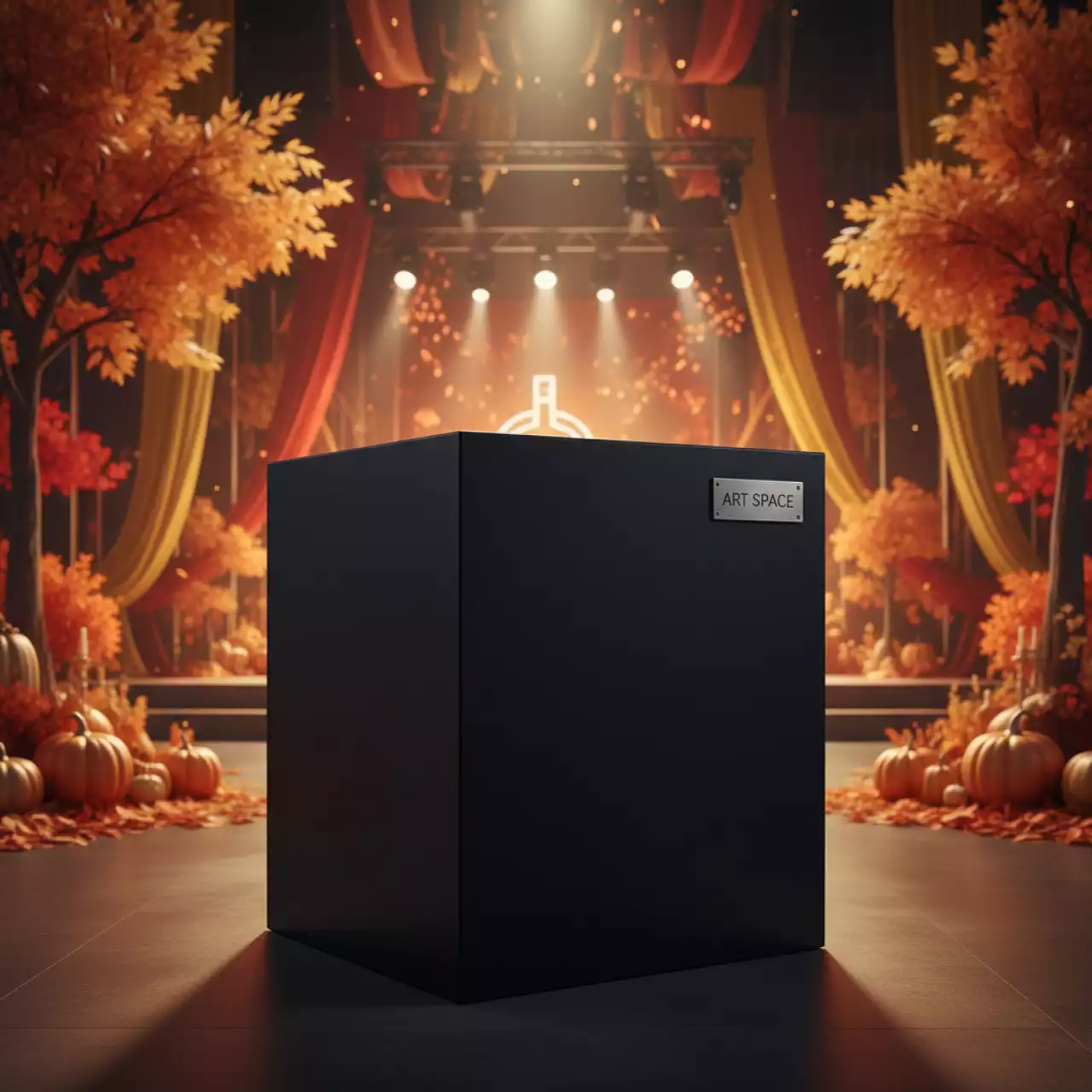 Аренда Куб декоративный черный в Bridge Resort — ART SPACE