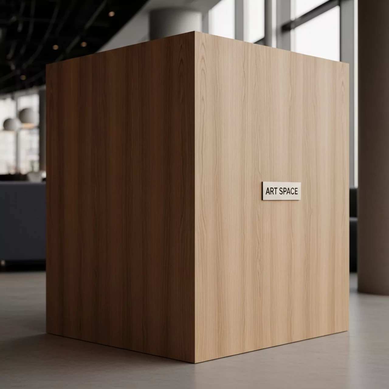 Аренда Куб деревянный 70 см в ресторане «Высота 5642» — ART SPACE