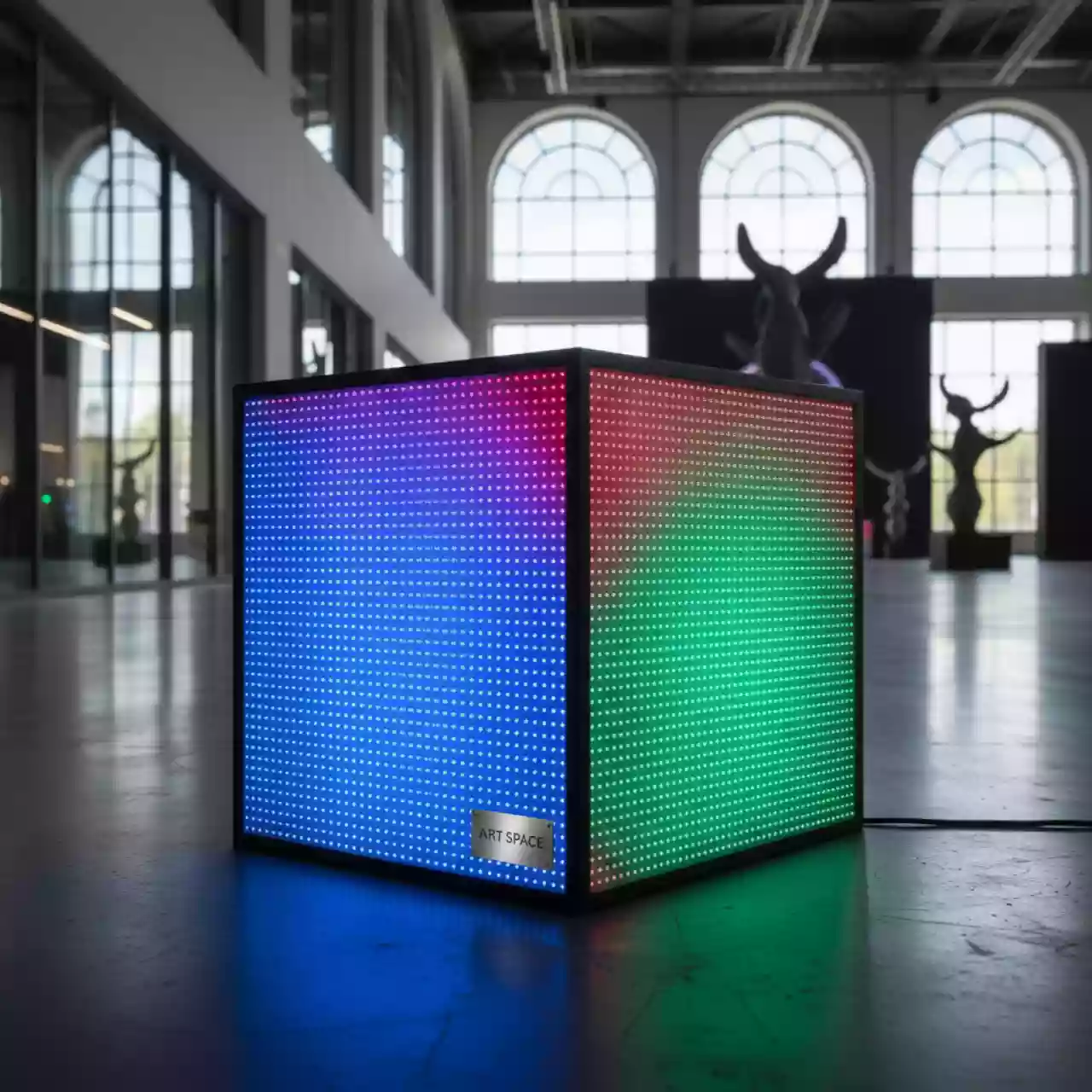 Аренда Куб LED 40х40 см LED мебель в ОКЦ «Галактика» — ART SPACE
