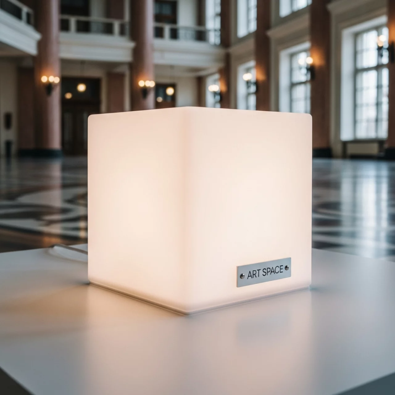 Аренда Куб с подсветкой S в МФК «Горный» — ART SPACE