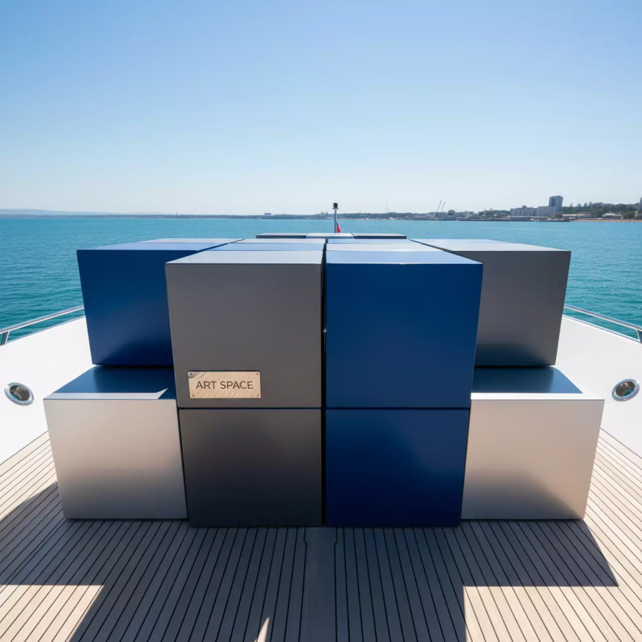 Аренда Кубы объемные на VIP теплоходе (Морпорт Сочи) — ART SPACE