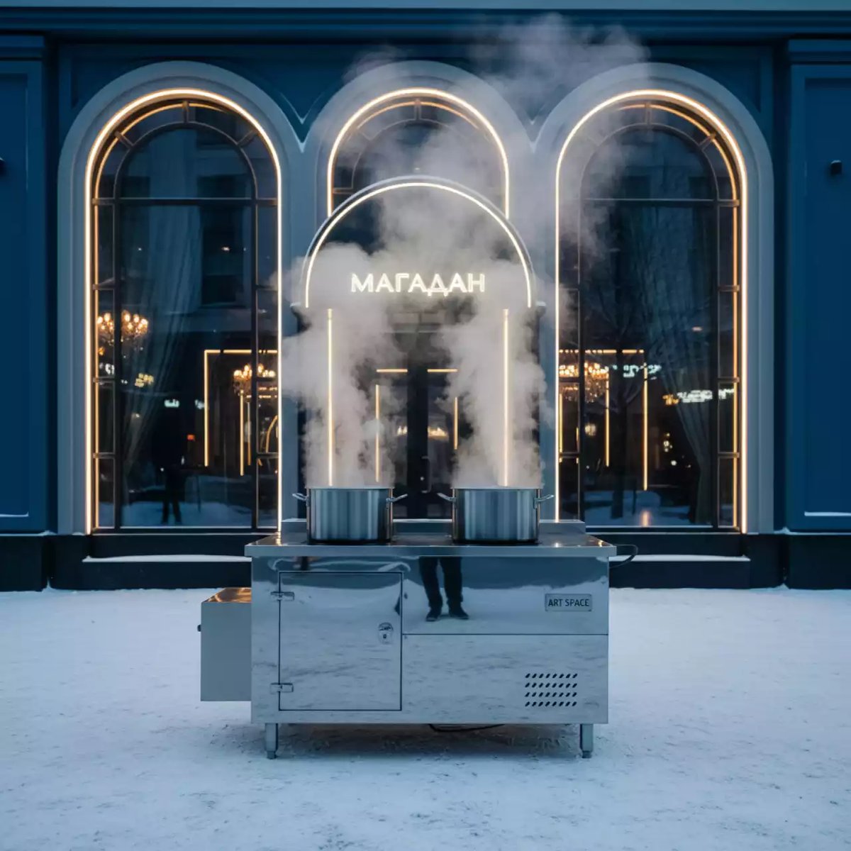 Аренда Кухня полевая в ресторане «Магадан» — ART SPACE