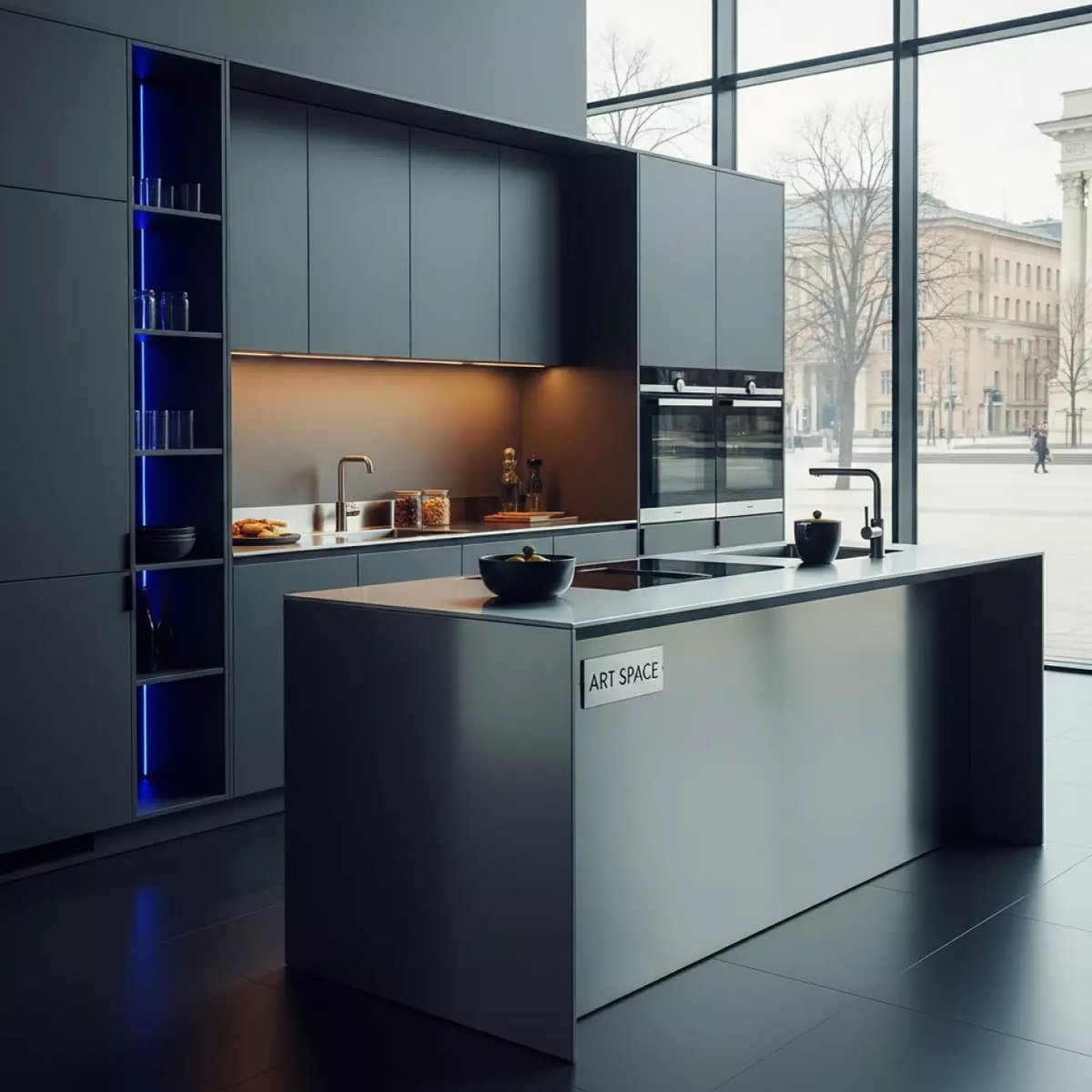 Аренда Кухня в современном стиле на Медальной площади — ART SPACE