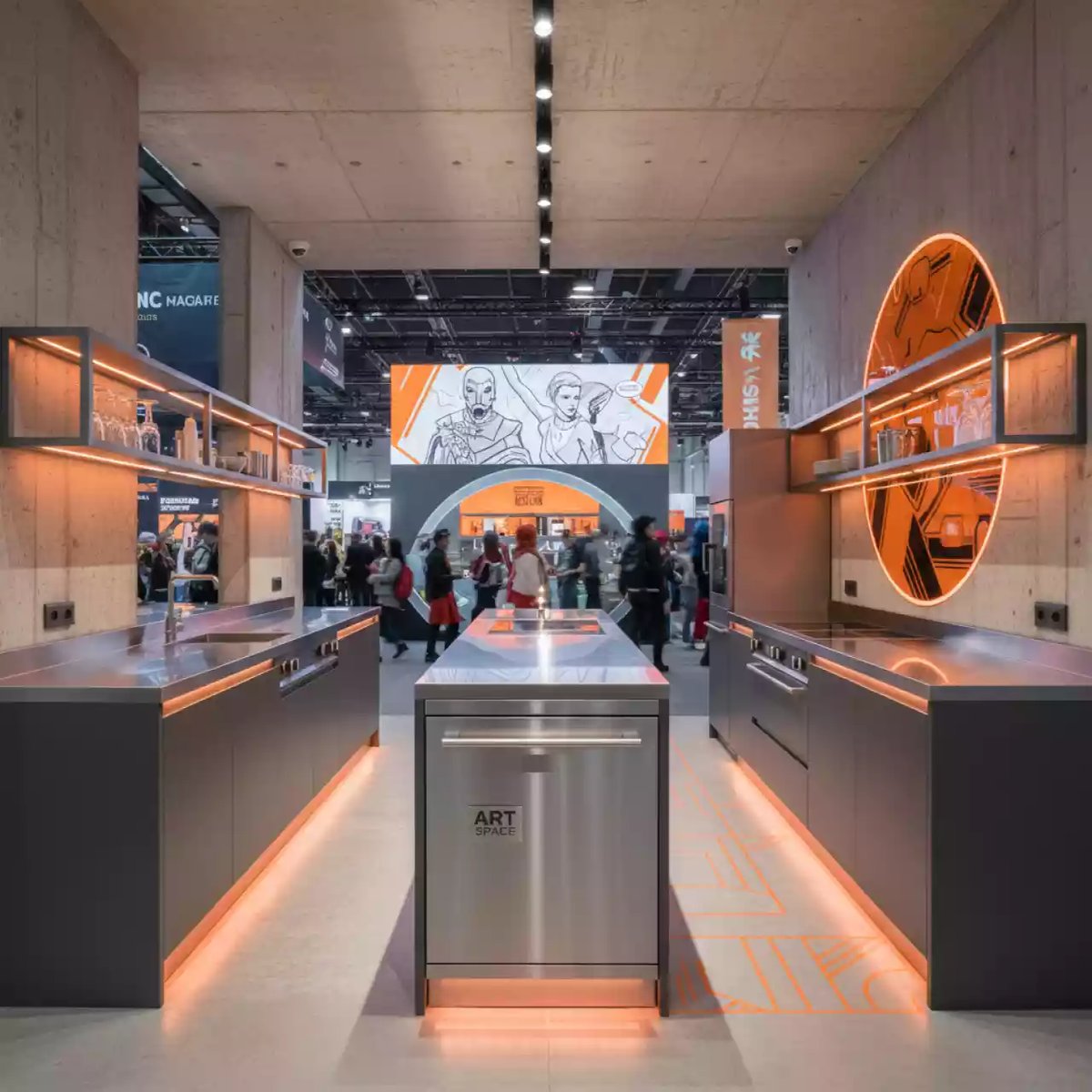 Аренда Кухня в стиле минимализм в ресторане «Магеллан» — ART SPACE