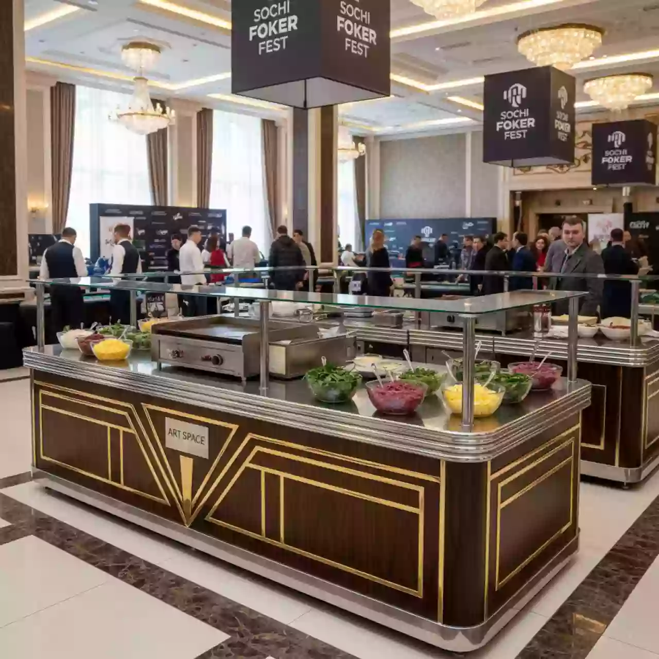 Аренда Кулинарная станция кутабы в Radisson Hotel Rosa Khutor — ART SPACE