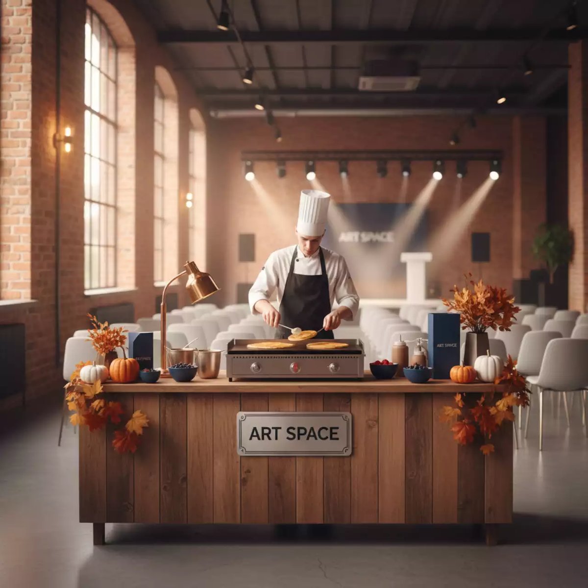 Аренда Кулинарная станция панкейки в лофте «Студия 21» — ART SPACE
