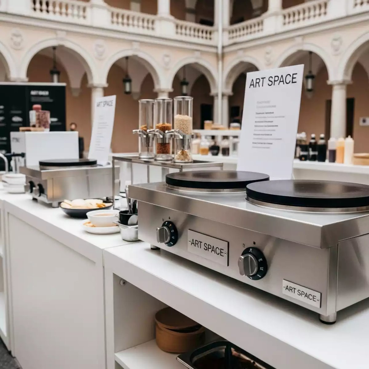 Аренда Кулинарная станция панкейки в усадьбе Голицына — ART SPACE