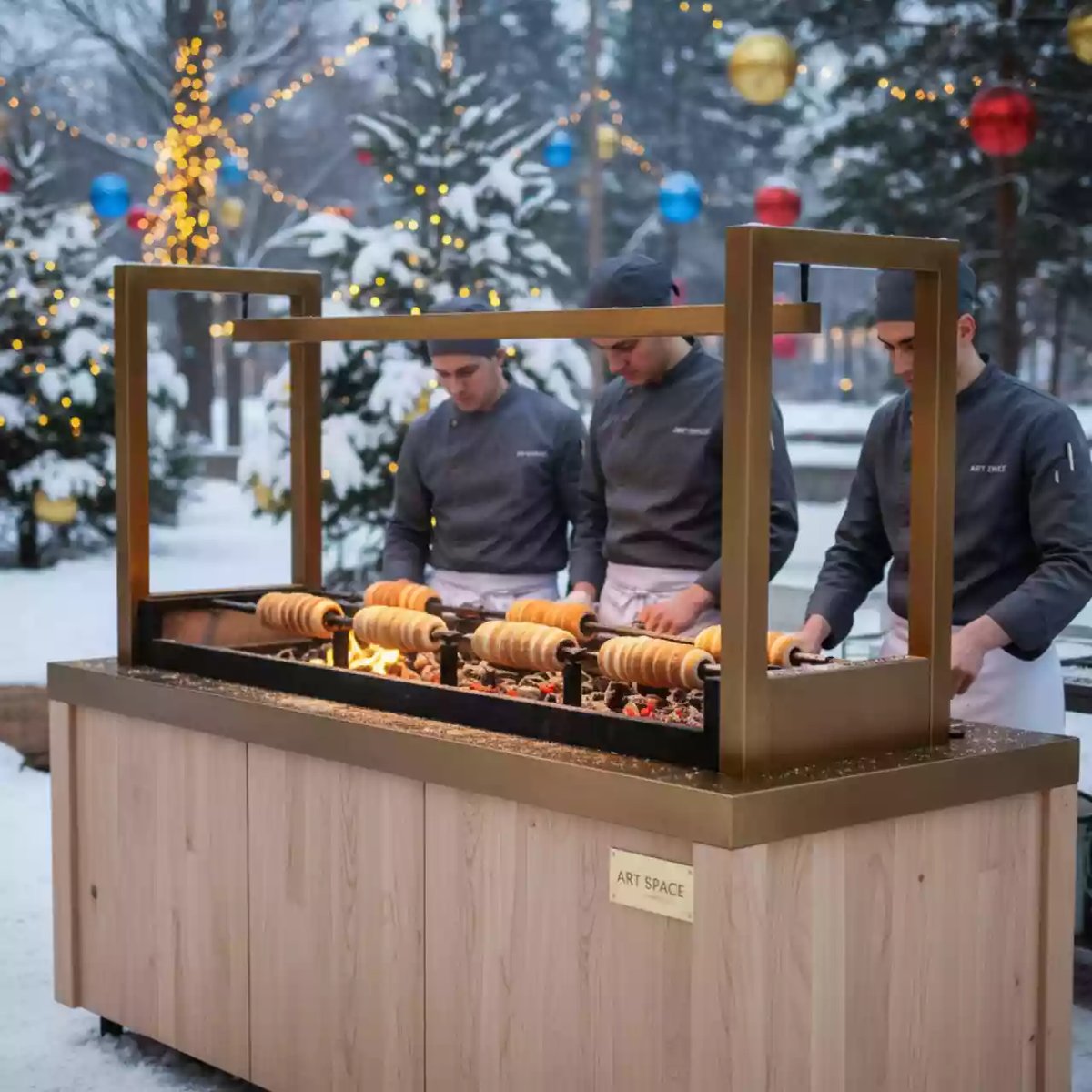 Аренда Кулинарная станция трдельники в Novotel Resort — ART SPACE