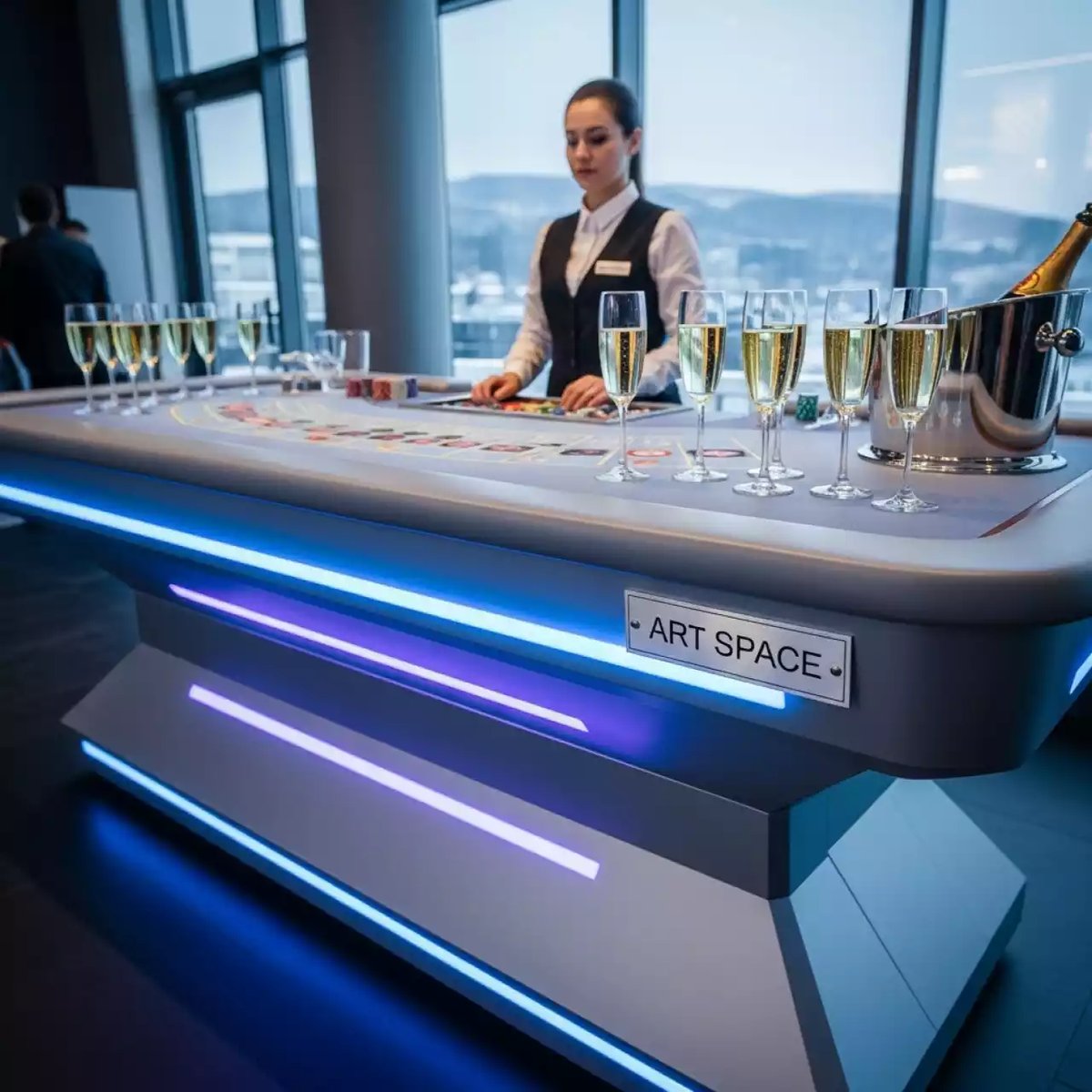 Аренда Кулинарное казино шампанское в Grand Karat Sochi — ART SPACE