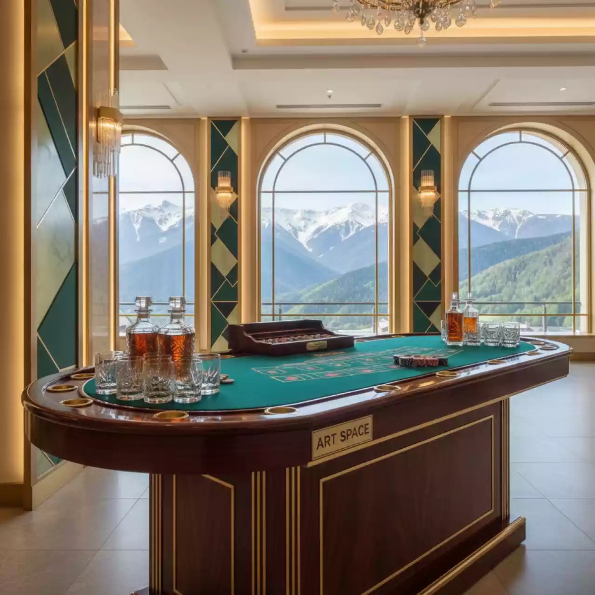 Аренда Кулинарное казино виски в Radisson Hotel Rosa Khutor — ART SPACE