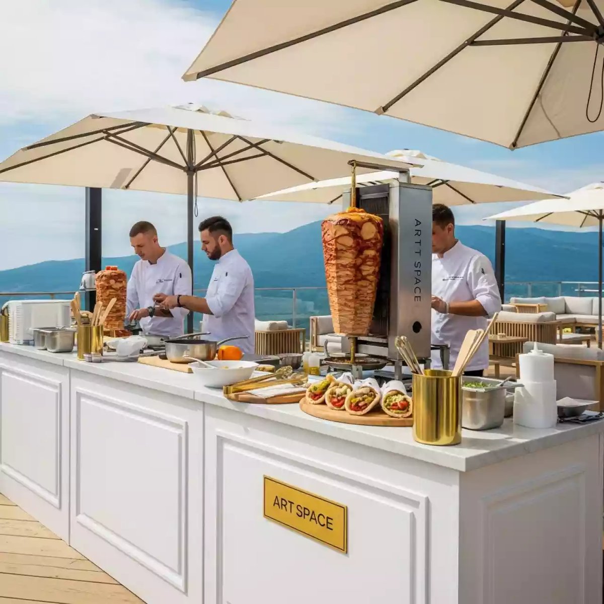 Аренда Кулинарный мастер класс гирос в Skypark Sochi — ART SPACE