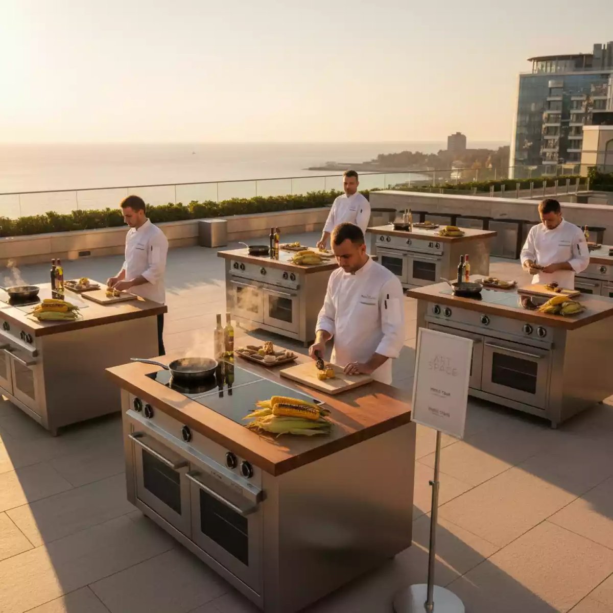 Аренда Кулинарный мастер класс кукуруза в отеле Hyatt Regency Sochi — ART SPACE