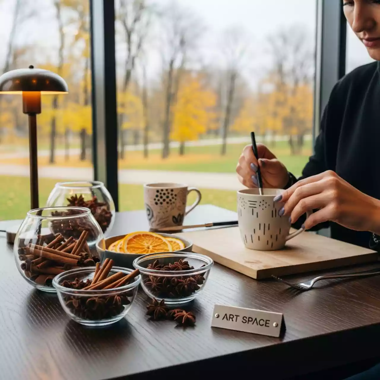 Аренда Купаж глинтвейна с кружкой мастер класс в ресторане «Voda» — ART SPACE