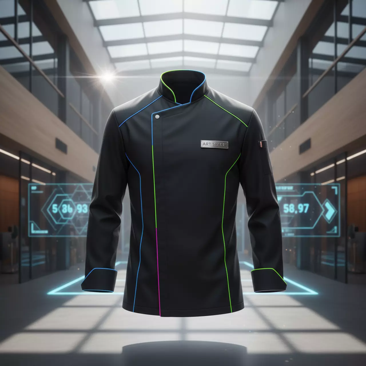 Аренда Куртка поварская Perfect kitchen черная в комплексе «Дагомыс» — ART SPACE