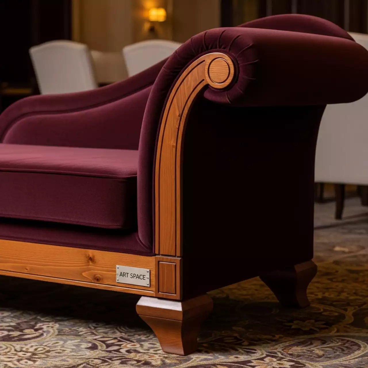 Аренда Кушетка kuhturi velvet сосна вишня в Сочи Парк Отеле — ART SPACE