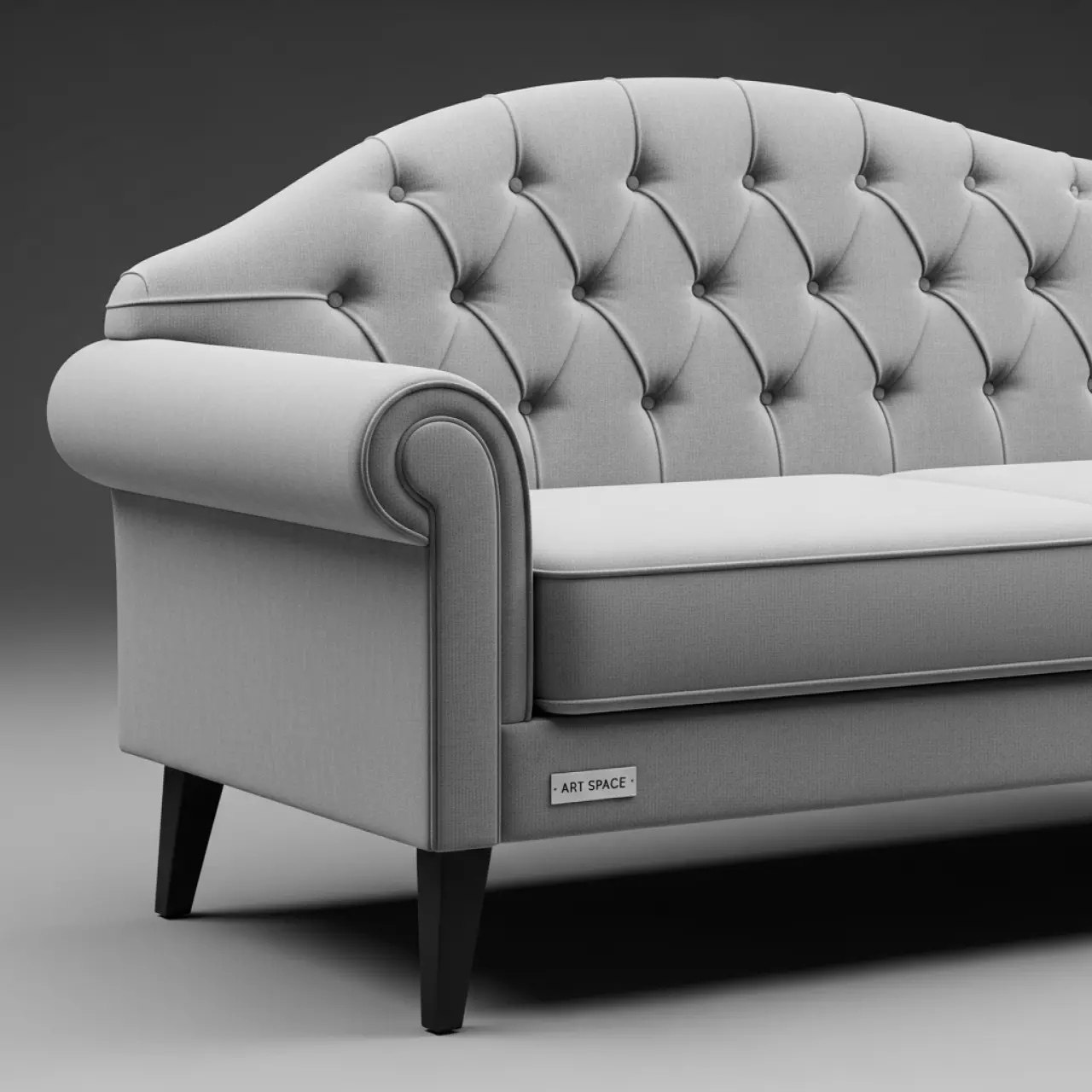 Аренда Кушетка левая Caleo Ash в Керлинговом центре «Ледяной куб» — ART SPACE